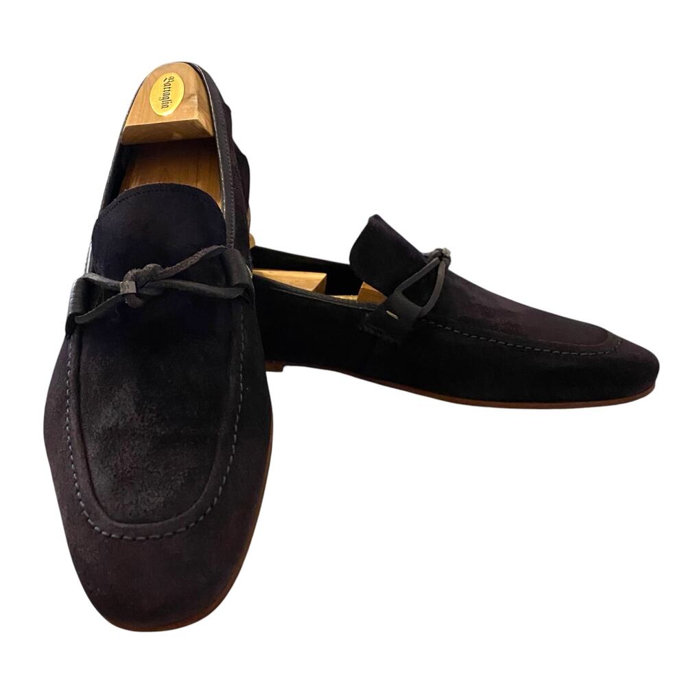 Ted Baker Dark Brown Suede Loafers